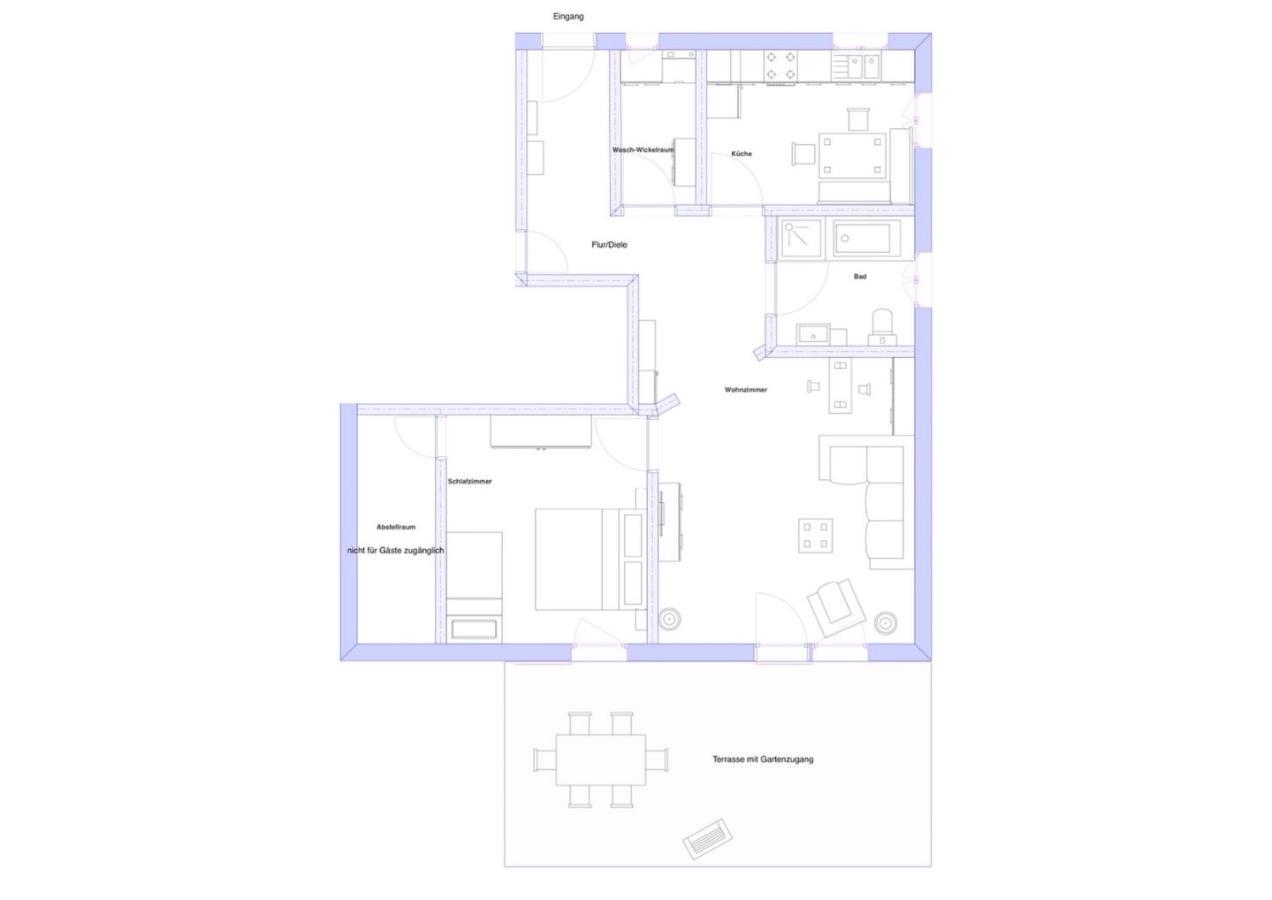 Ferienwohnung Biosphaerenblick Münsingen Eksteriør bilde
