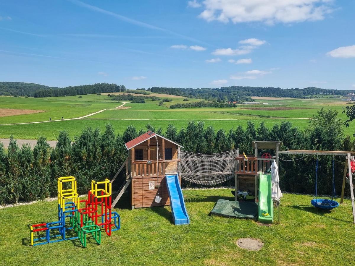 Ferienwohnung Biosphaerenblick Münsingen Eksteriør bilde