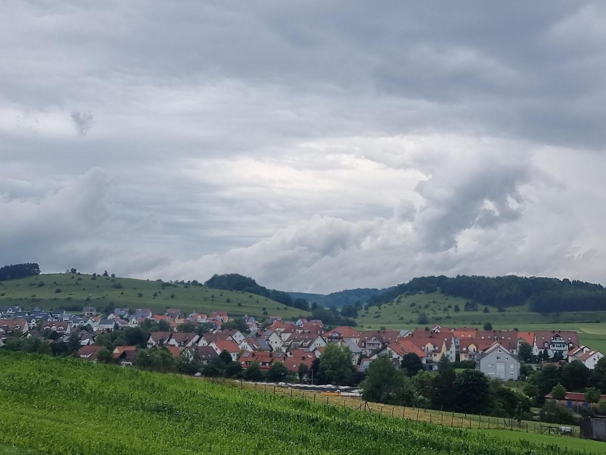 Ferienwohnung Biosphaerenblick Münsingen Eksteriør bilde